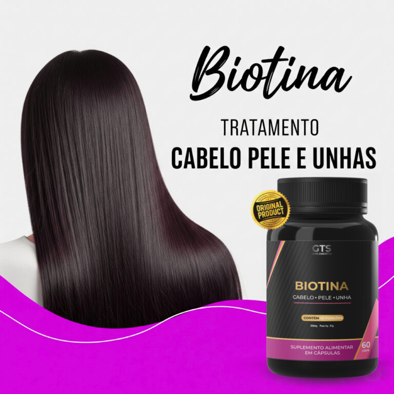 Biotina para Crescimento Capilar e Fortalecimento 