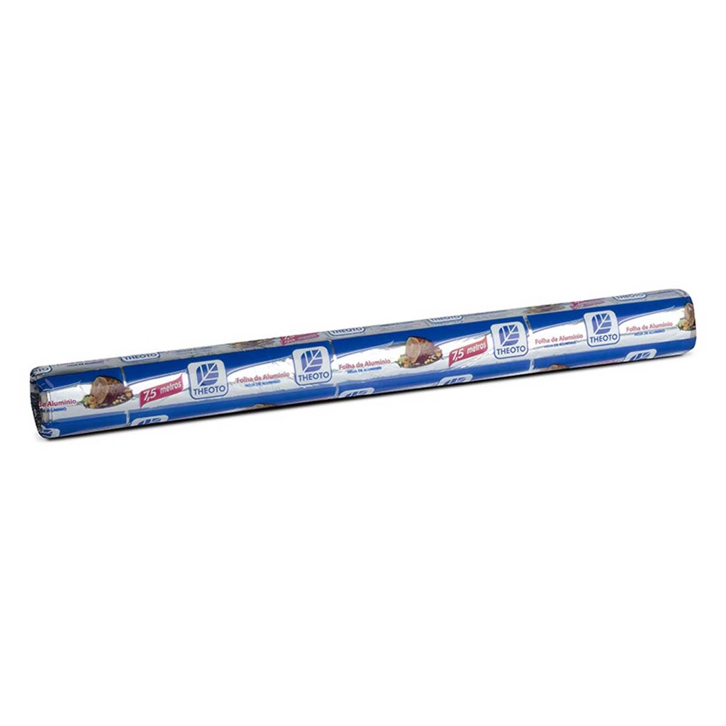 Caixa Bobina Folha Papel Alumínio 45cm x 7,5M Theoto 1und