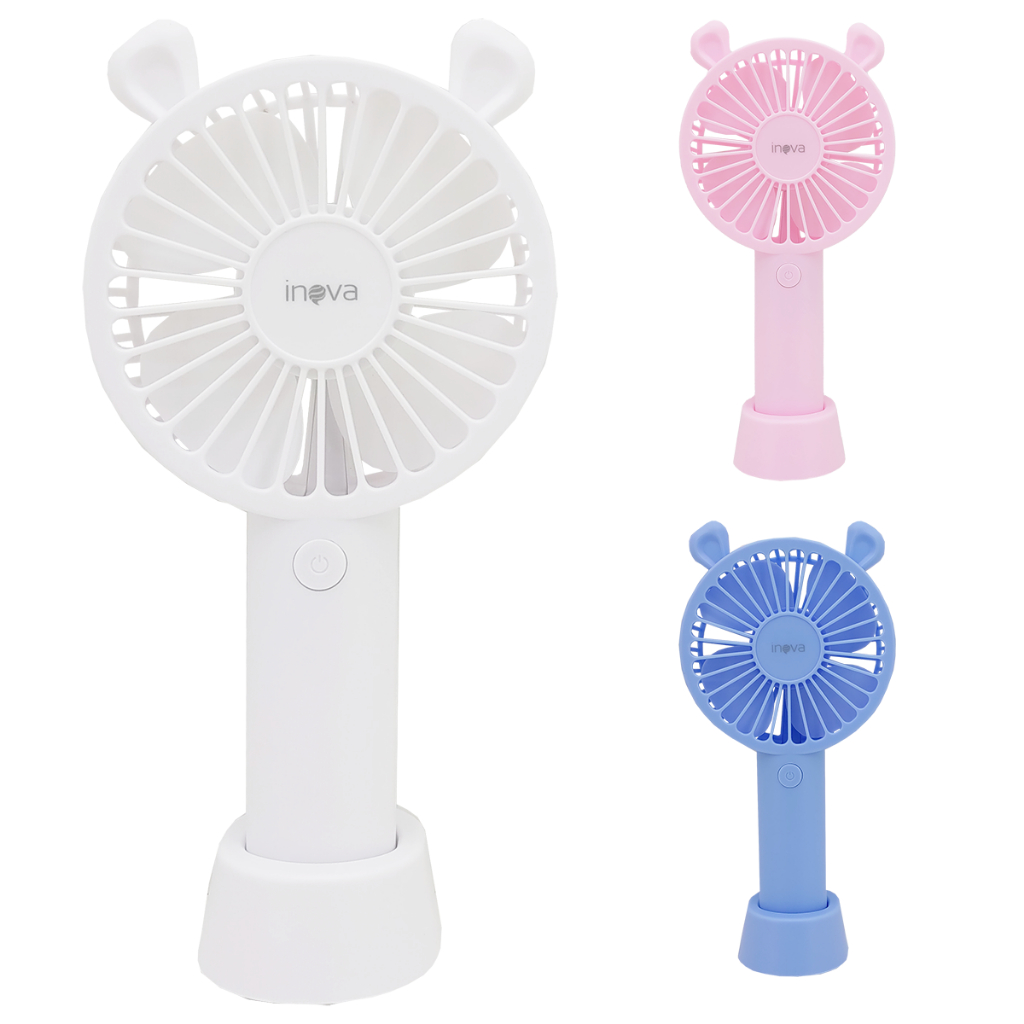 Mini Ventilador Portátil USB Recarregável de Mão Mesa para Alongamento de Cilios Secar Cola