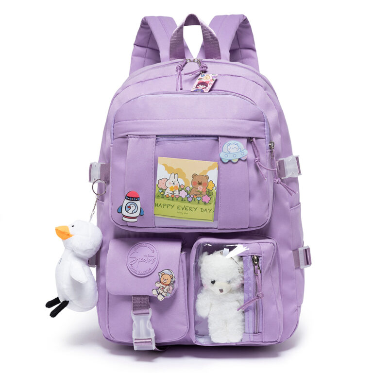 Mochila Bolsa Notebook Resistente Feminina Kawaii 