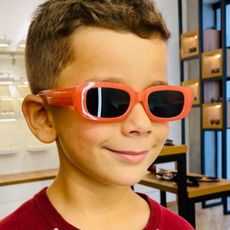 Óculos de Sol Infantil Retrô Vintage Estiloso Mo