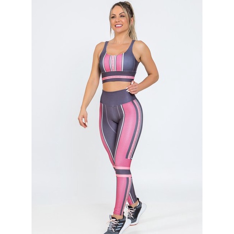 Conjunto Rosa E Chumbo – Zero Transparência