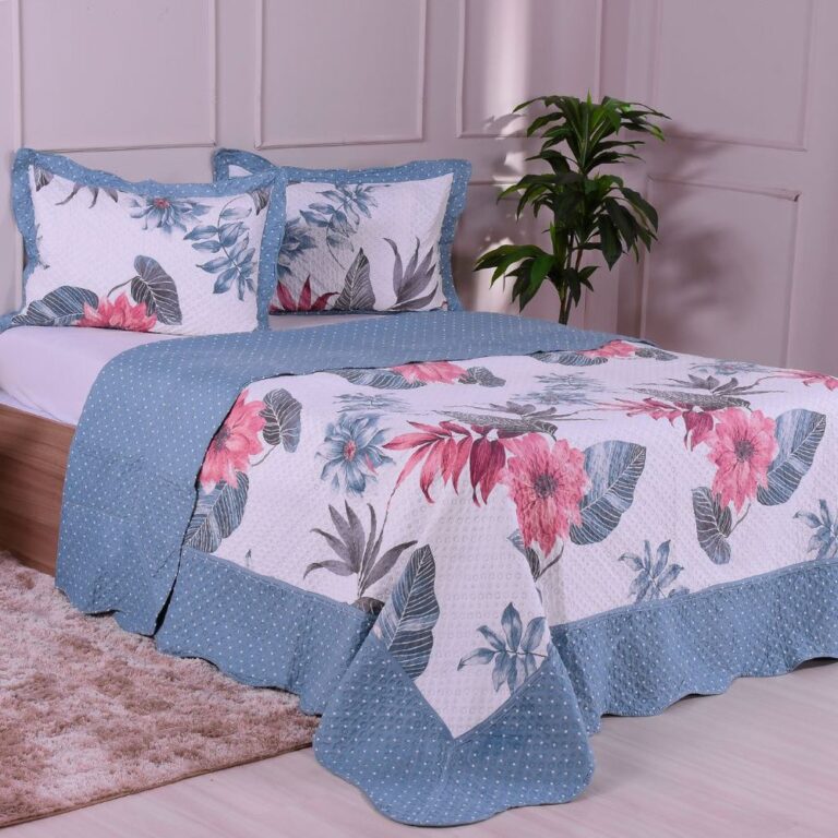 Kit Cobre-Leito Lottus Frame Casal