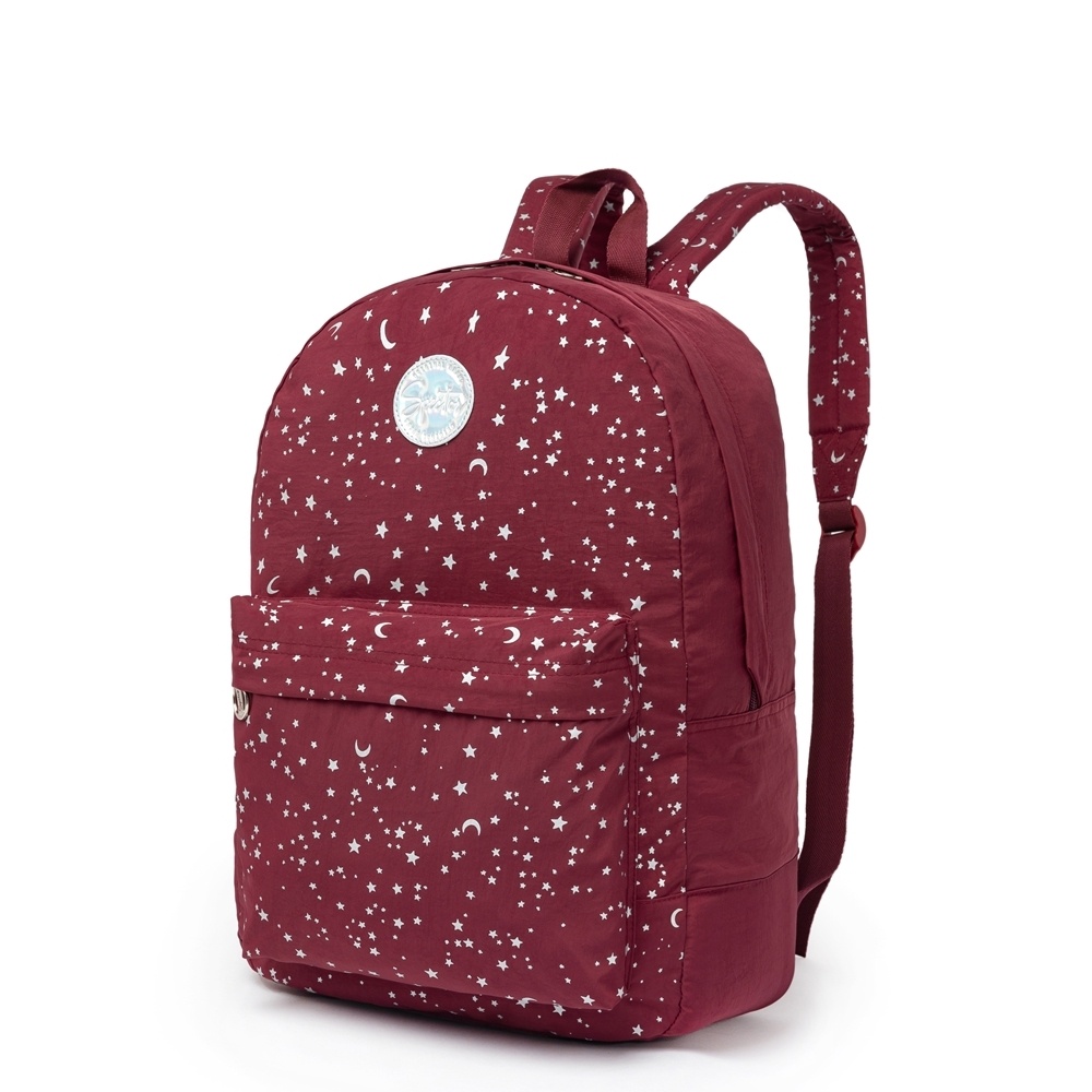 Mochila Spector Universe Estrelar Reforçada Feminina Notebook – Vermelha