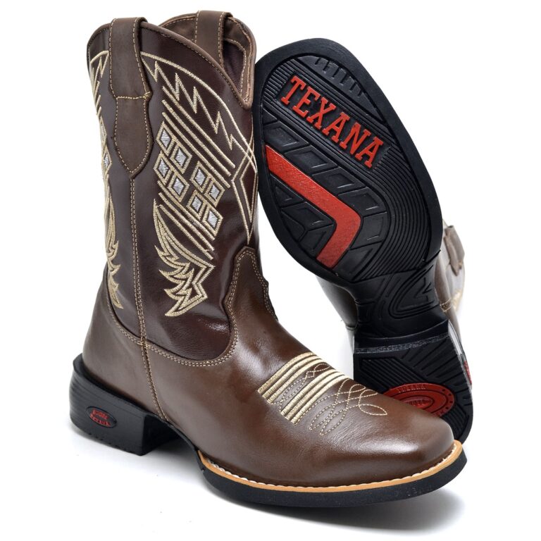 Botas Texana Masculina Bordada Indígena Promoçã