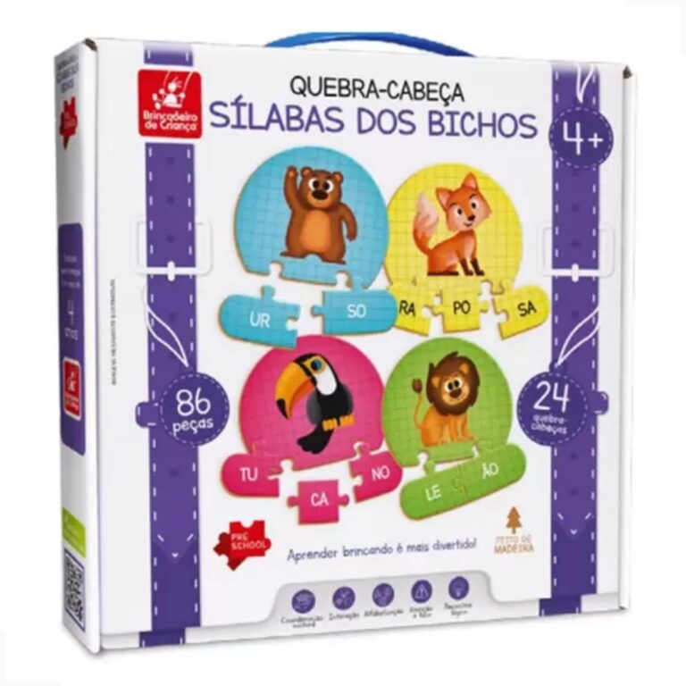 SILABAS DOS BICHOS  2297 BRINCADEIRA DE CRIANCA