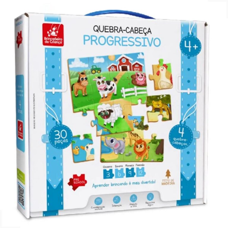 QUEBRA-CABECA PROGRESSIVO  2167 BRINCADEIRA DE CRI