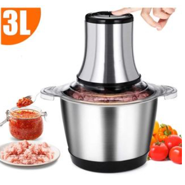 3L Picador De Alimentos Moedor De Carne Mixer Elé
