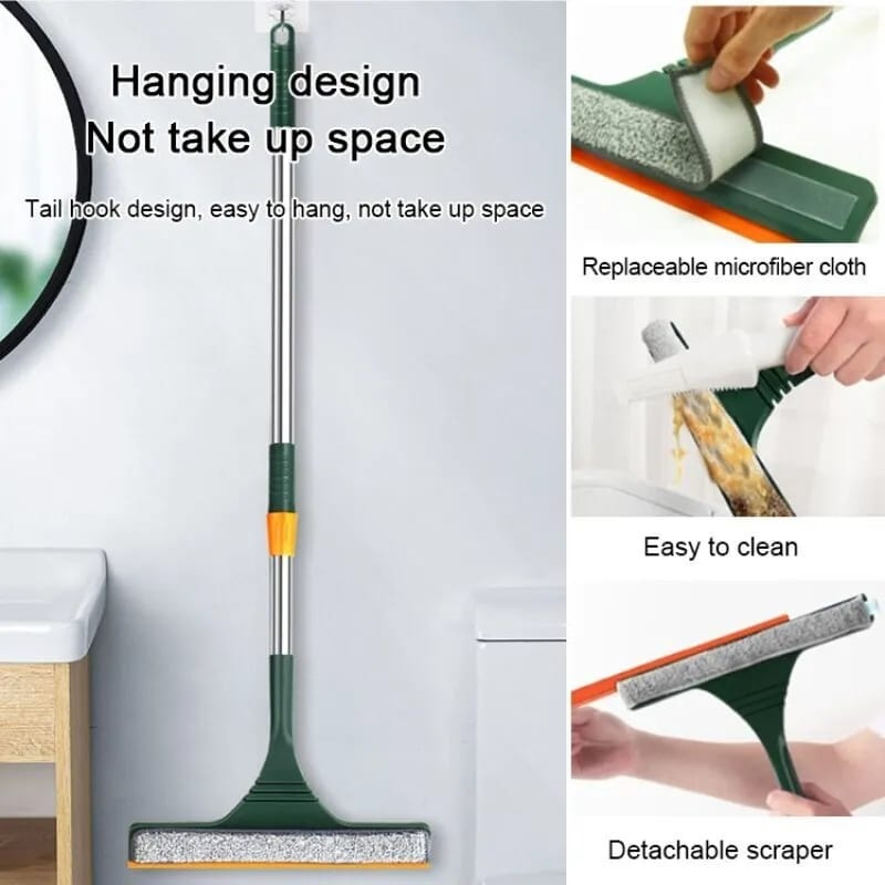 Escova rodo mágica vassoura mop 4 em 1 para casa janelas vidros