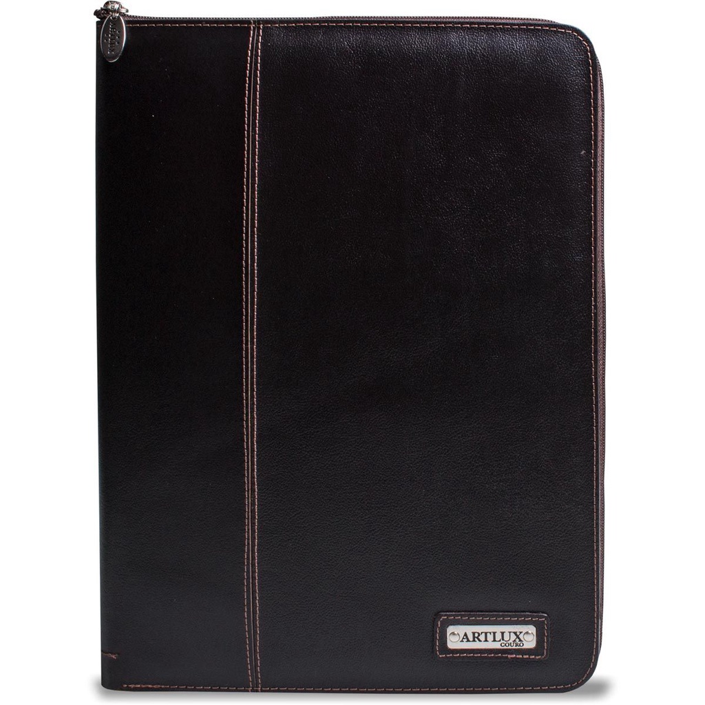 2599 Pasta em Couro com Zíper Artlux