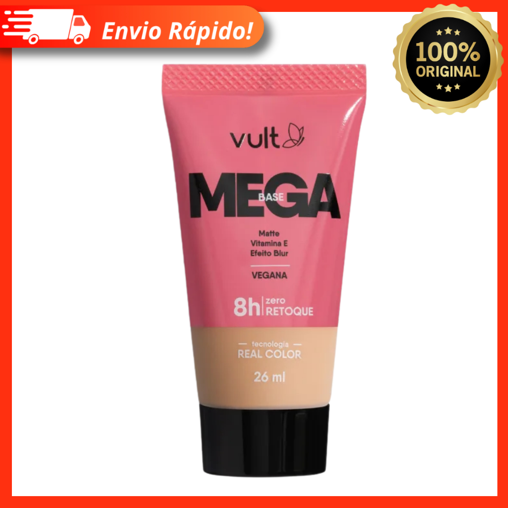 Base Mega efeito Matte – Vult Make