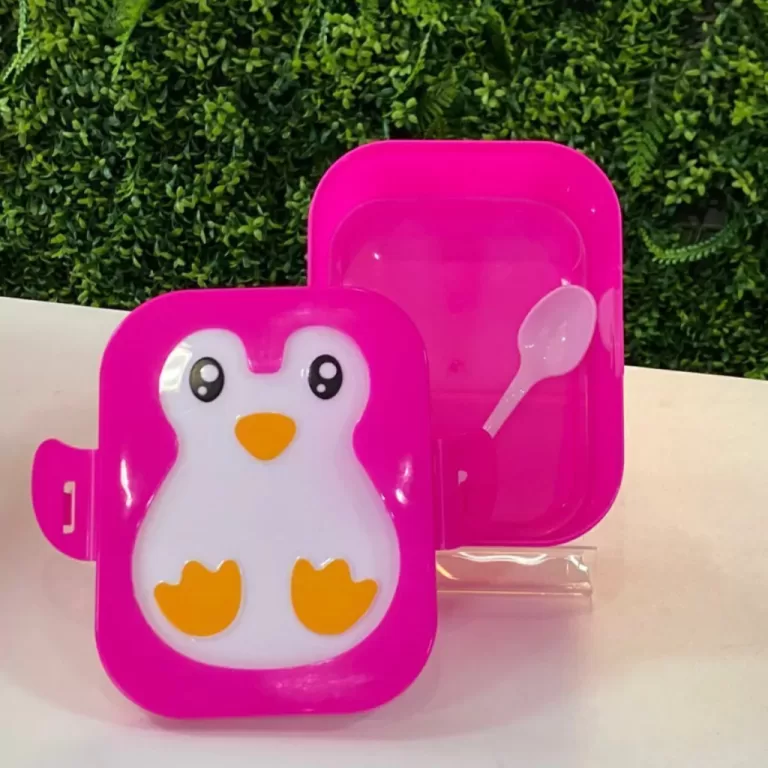 Pote Potinho Lancheira Infantil Pinguim para Fruti
