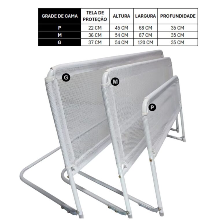 Grade De Cama LAVÁVEL Normal Ou Box P-M-G Com Tel