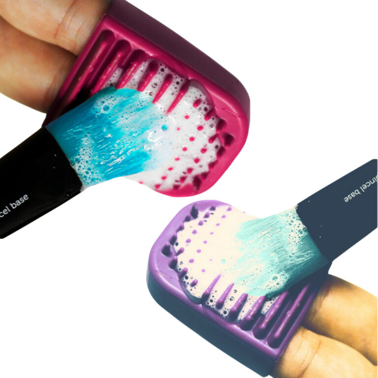 Kit 2unds Limpador de pincel maquiagem Sem Danific