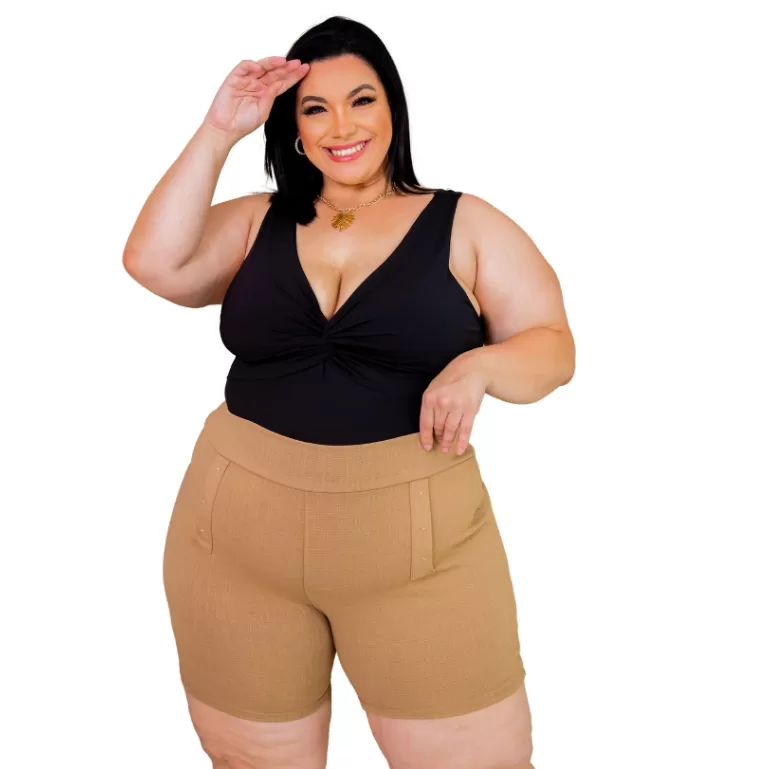 Body Plus Size Maiô Encorpado Suplex Alta Qualida