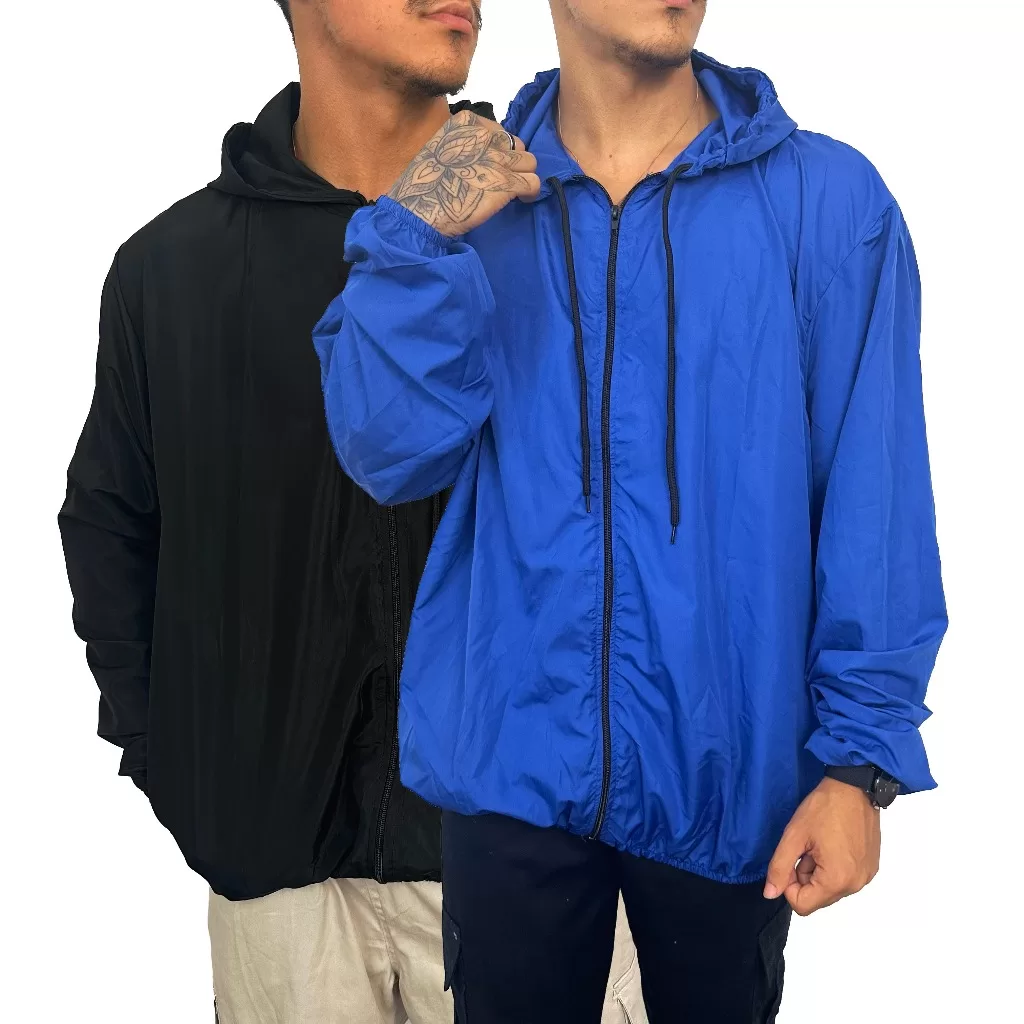 Kit 2 Jaqueta agasalho corta vento impermeável masculino moda masculina inverno 2024