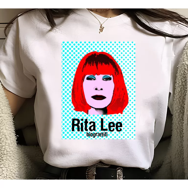 Camiseta Rita lee biograffit Música