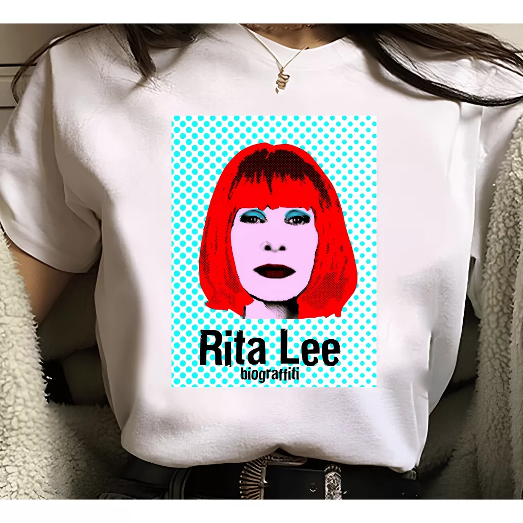 Camiseta Rita lee biograffit Música