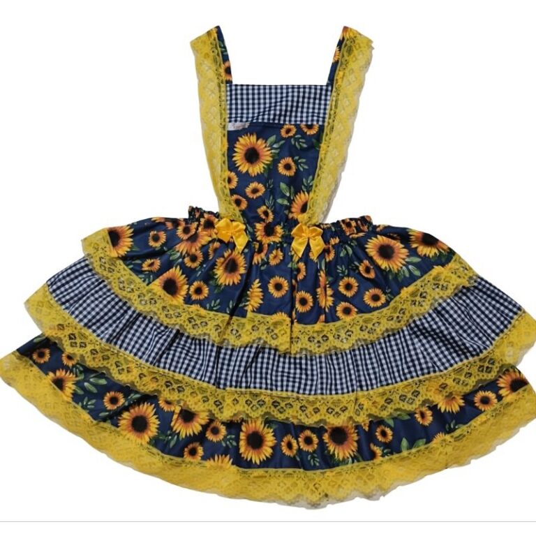jardineira de festa junina adulto vestido de São 