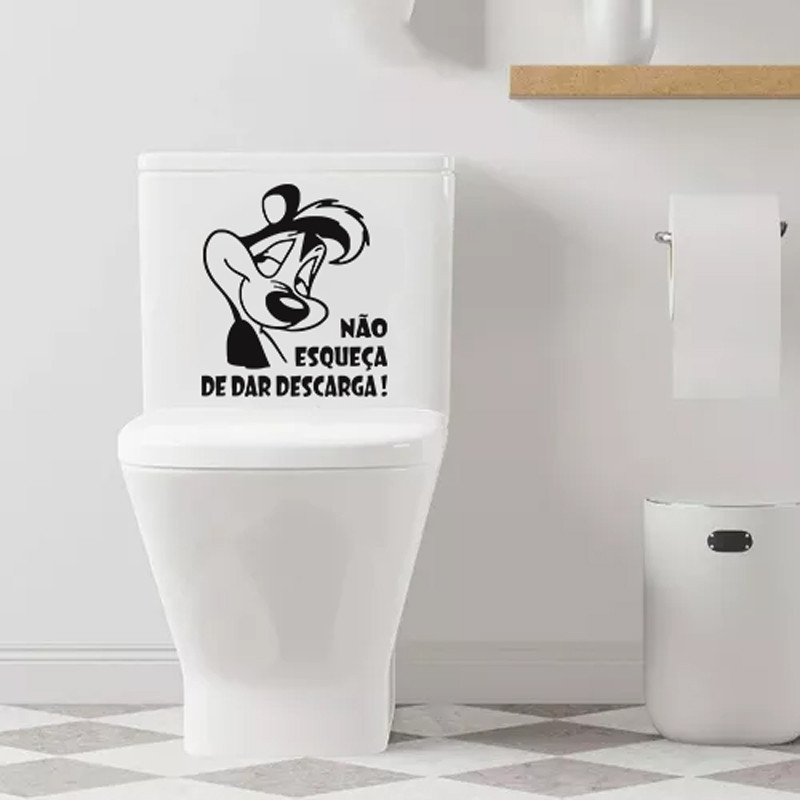 Adesivo Vinil para Tampa de Vaso Sanitário