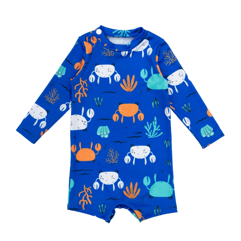 Macaquinho Bebê Praia Com Proteção Solar Uv 50