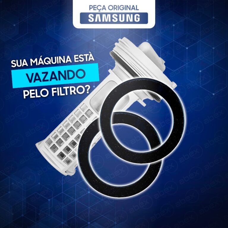 Borracha Vedação Filtro Lava e Seca Samung Origi