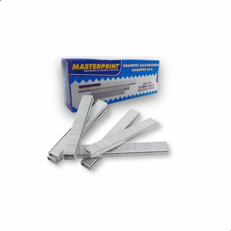 Grampo 26 6 Grampeador Papel Galvanizado Pequeno M