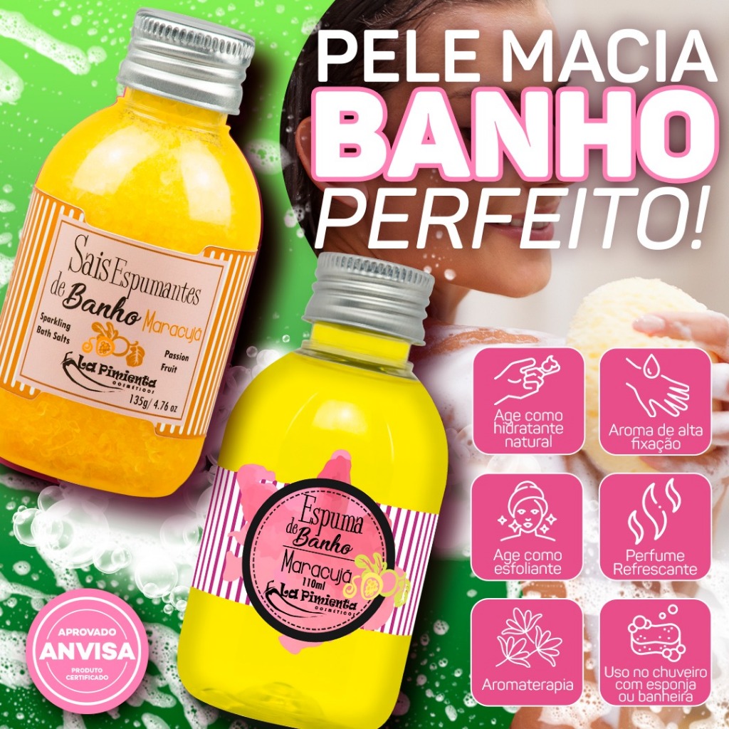 KIT SAIS E ESPUMAS PARA SAIR DA ROTINA E TER UM DATE ROMÂNTICO NO MOTEL