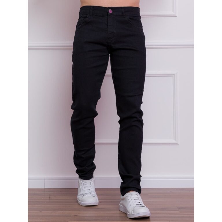 TOP Calça Jeans Preta Skinny Direto Da Fabrica-En