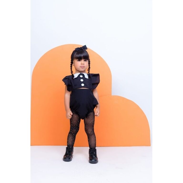 romper wandinha veste 1.3 anos