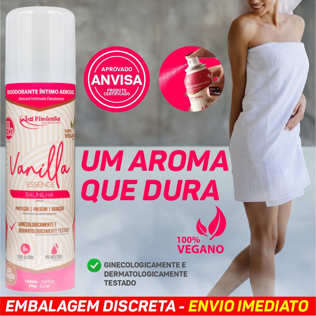 DESODORANTE INTIMO PROTECAO QUE VOCE SENTE O DIA TODO