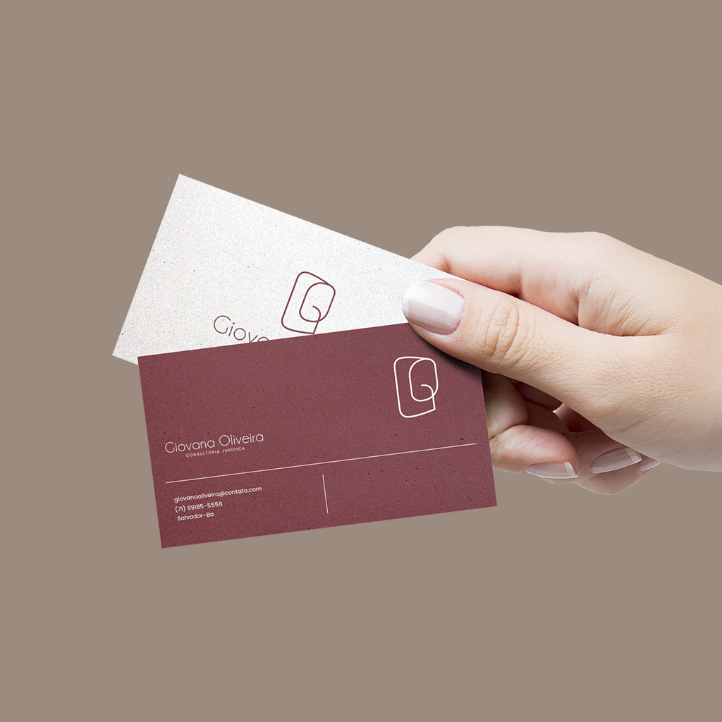 Cartões de Visita de Visita  – Personalizado com sua logo