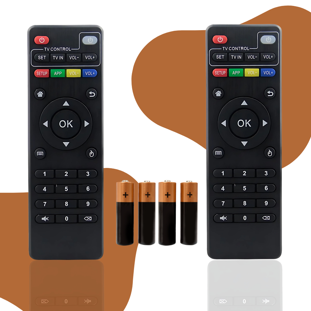 2 Controles Remoto Universal Compatível Com Tv Aparelho Box