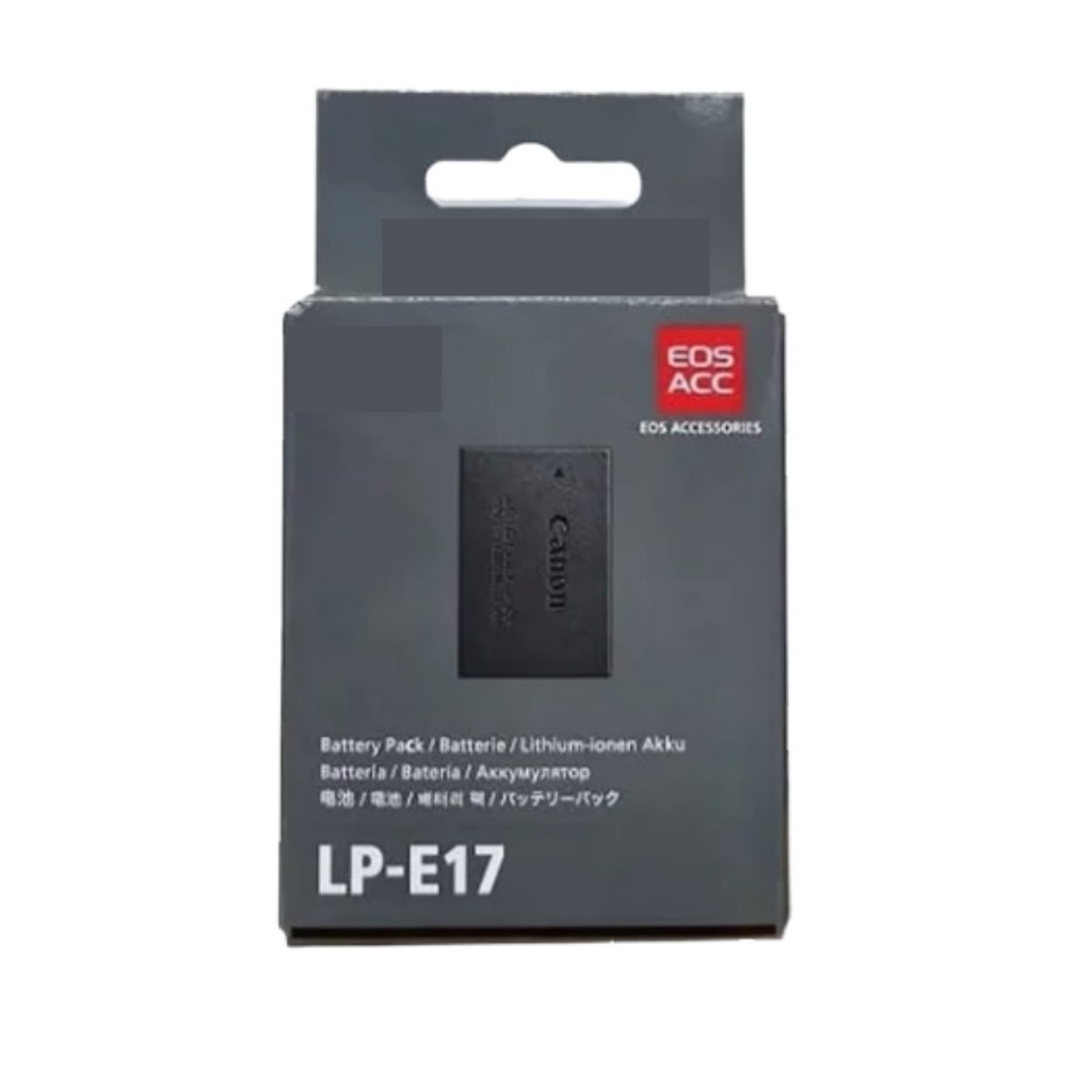 Bateria para canon LP-E17 para Câmeras EOS T6i / EOS T7i / EOS T8i / EOS SL3 / EOS RP Mirrorless