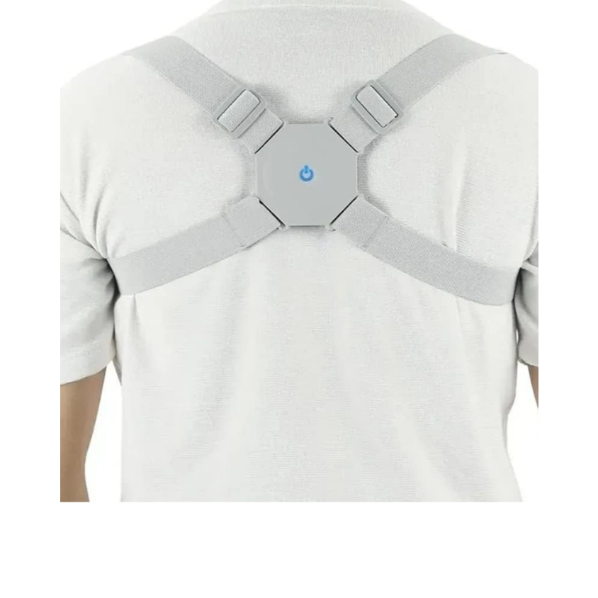 Corretor Postural Inteligente com Sensor de Vibração, Ajustável, Alinhamento de Coluna Relaxante