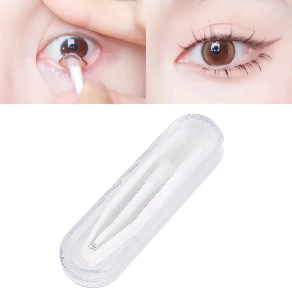 Aplicador De Lente De Contato Gelatinosa Ventosa Pinça com estojo