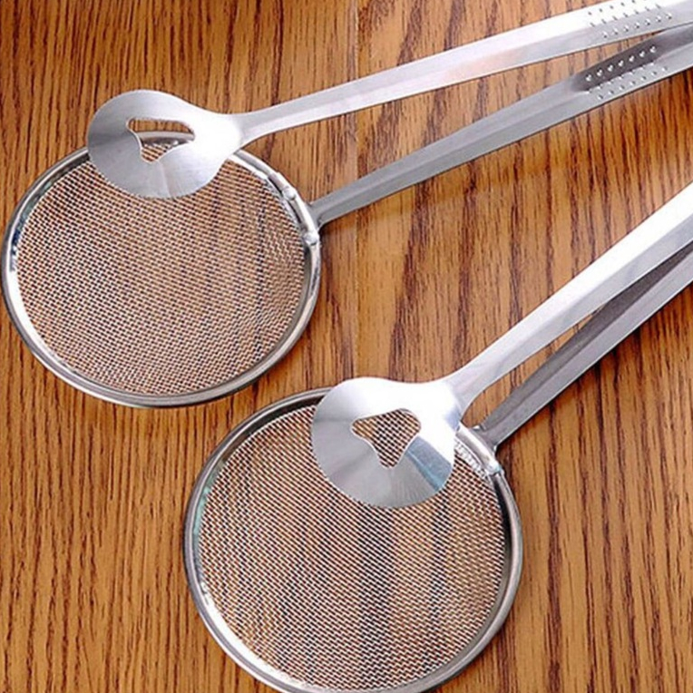 Escumadeira Para Fritura Com Pegador Inox 28,5cm