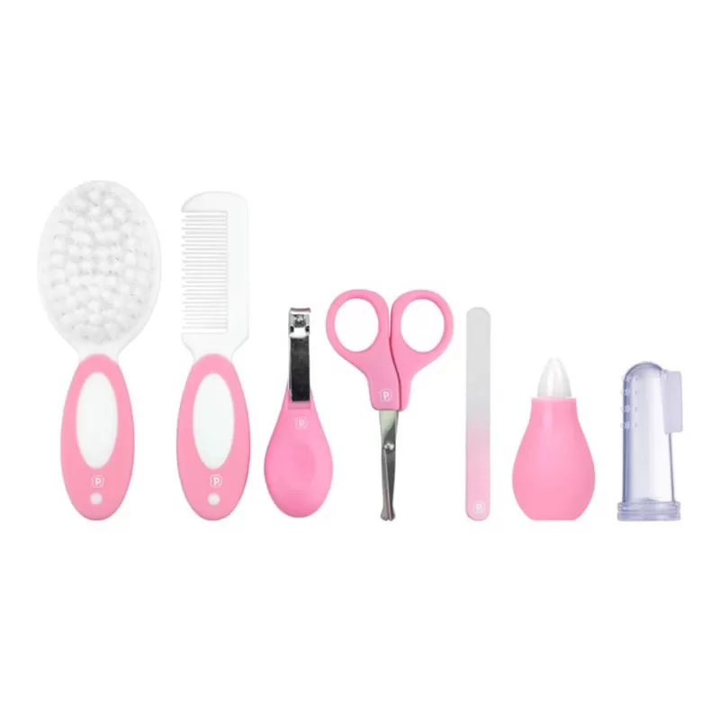 Kit higiene 7 peças bebe unha Pimpolho enxoval