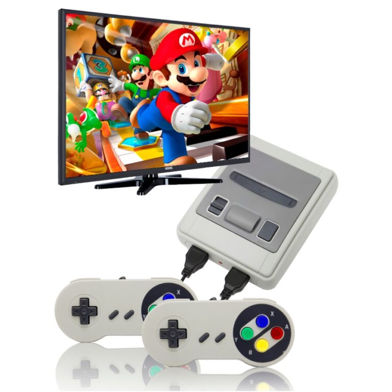 Video Game De TV Classic  Mini SNES Com 2 Controle