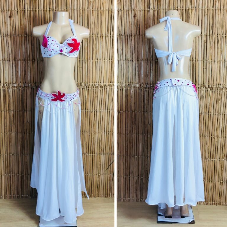 [Liquidação] Dança do Ventre Traje Bordado Comp