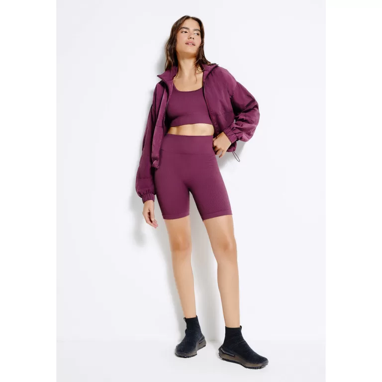 Bermuda Esportiva Feminina Biker Sem Costura Herin