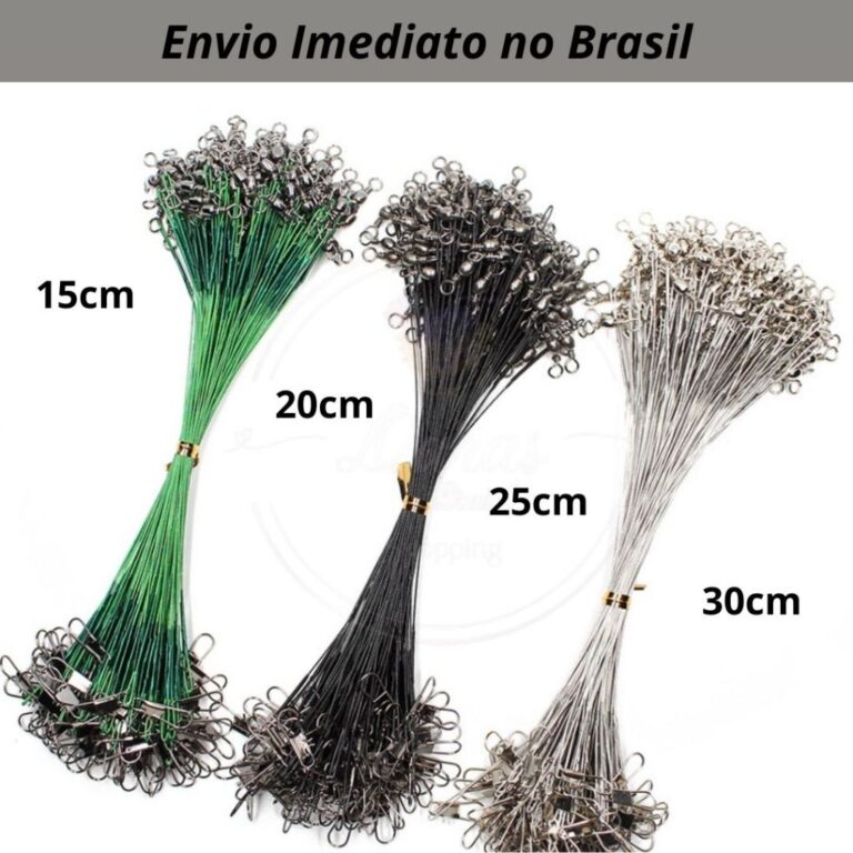 Kit Chicote Castor Cabo de Aço15, 20, 25, 30cm Co