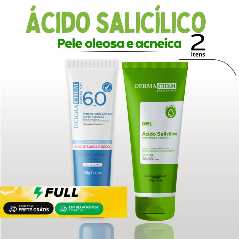 Kit Protetor Solar Facial e Hidratante Anti Oleosi