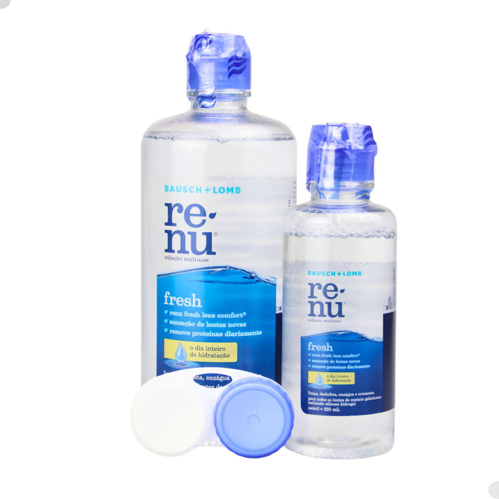 Kit Renu Fresh Solução Multiuso  + Estojo Grátis