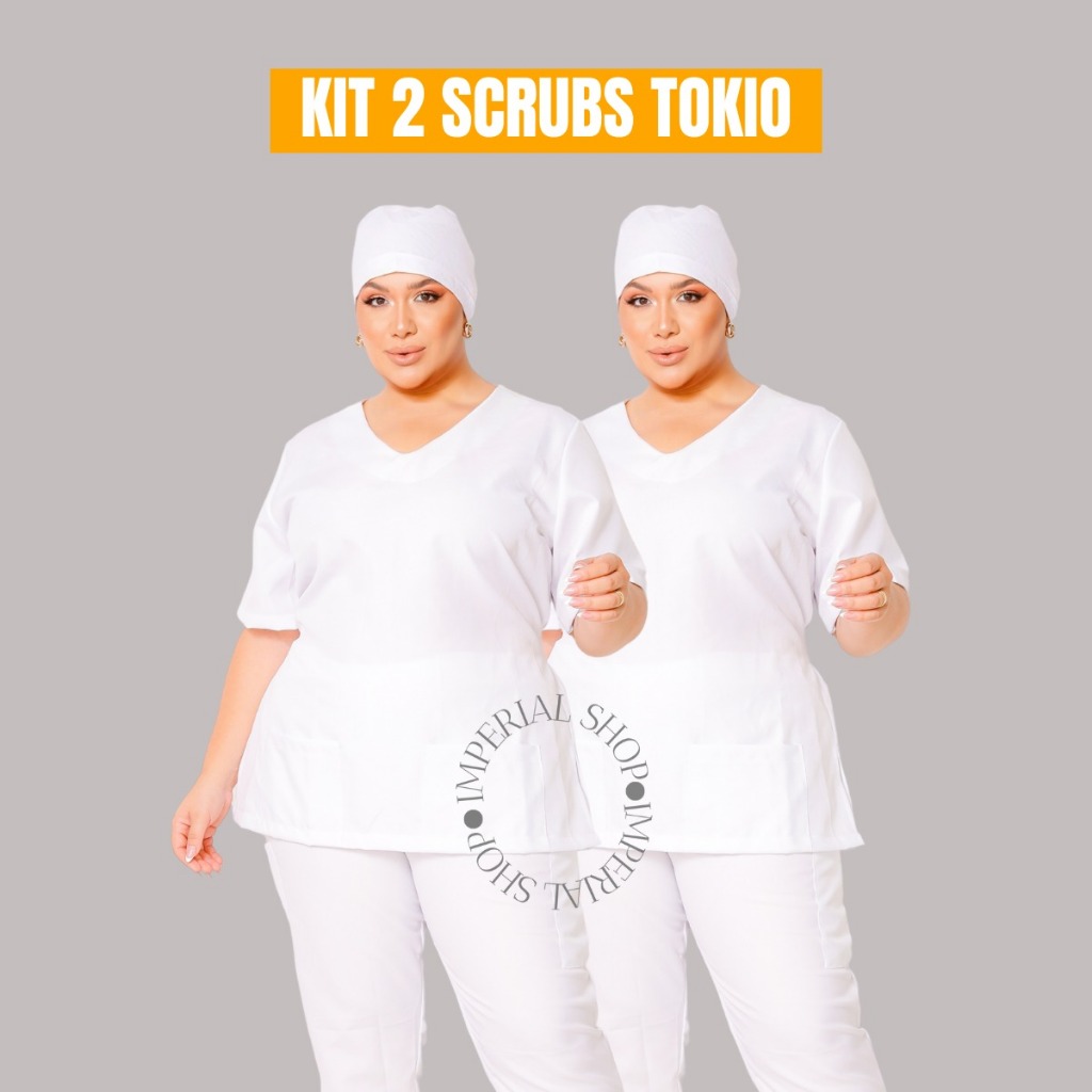 Kit 2 Pijama Cirúrgico Scrub Uti Médico Veterinário  – Tokio