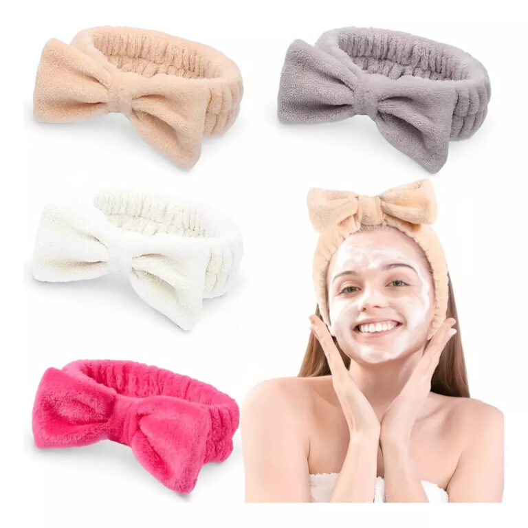 Kit 24 Faixas de Cabelo Laço/Toalha/Maquiagem