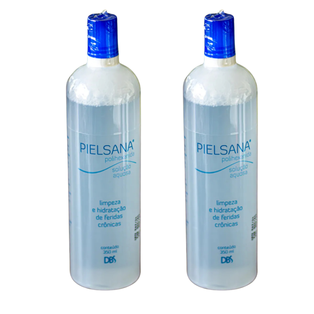 Kit 2 Pielsana Polihexanida Solução Aquosa com PHMB 350ml (2) Dbs