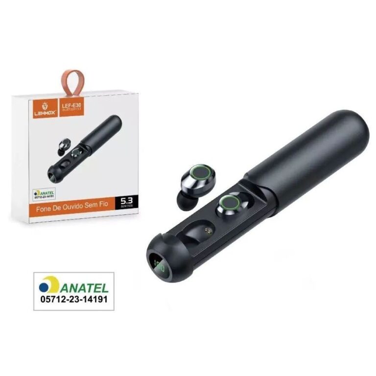 Fone De Ouvido Bluetooth Sem fio Bluetooth Com Led