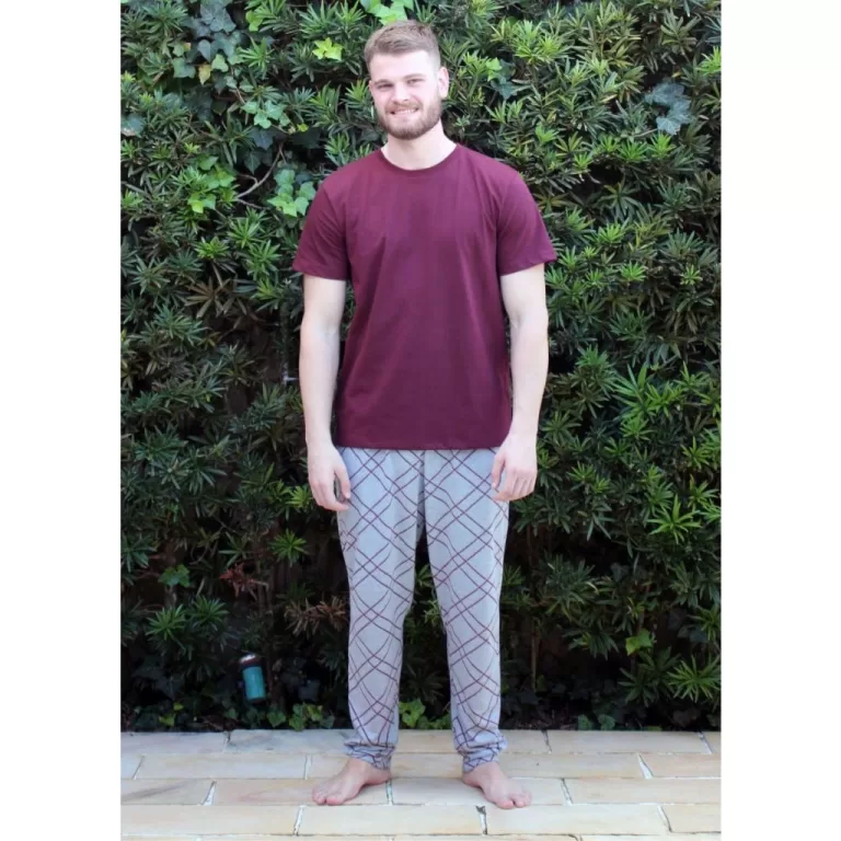 Pijama Masculino Longo Algodão  Mescla Xadrez