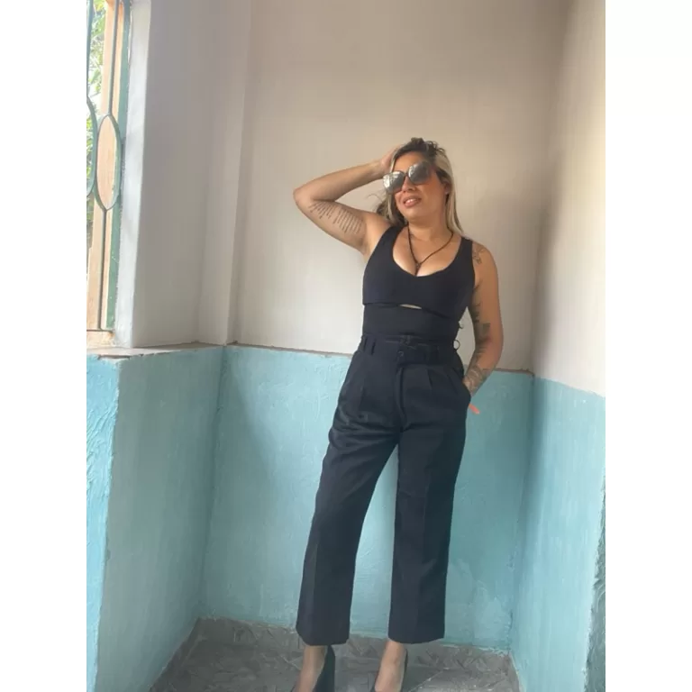 Calça Social Hemingway Preta Tamanho 38 Masculino
